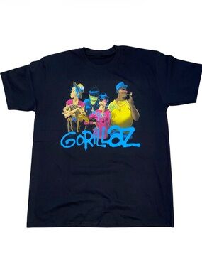 🆕 GORILLAZ New Unisex Band Tee Shirt NWOT